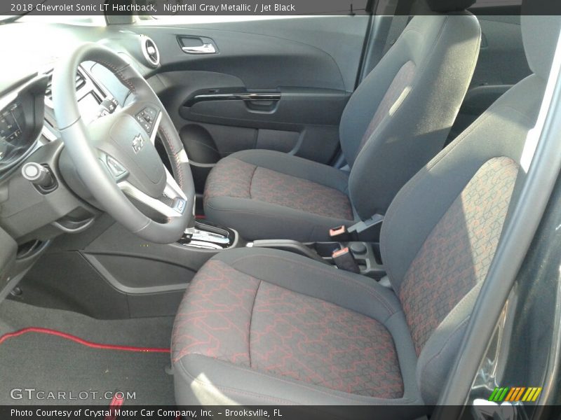 Nightfall Gray Metallic / Jet Black 2018 Chevrolet Sonic LT Hatchback