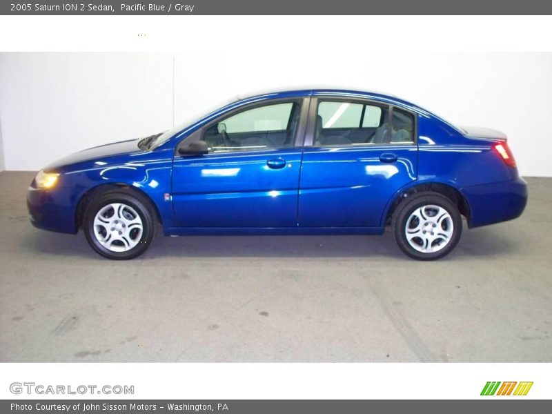 Pacific Blue / Gray 2005 Saturn ION 2 Sedan