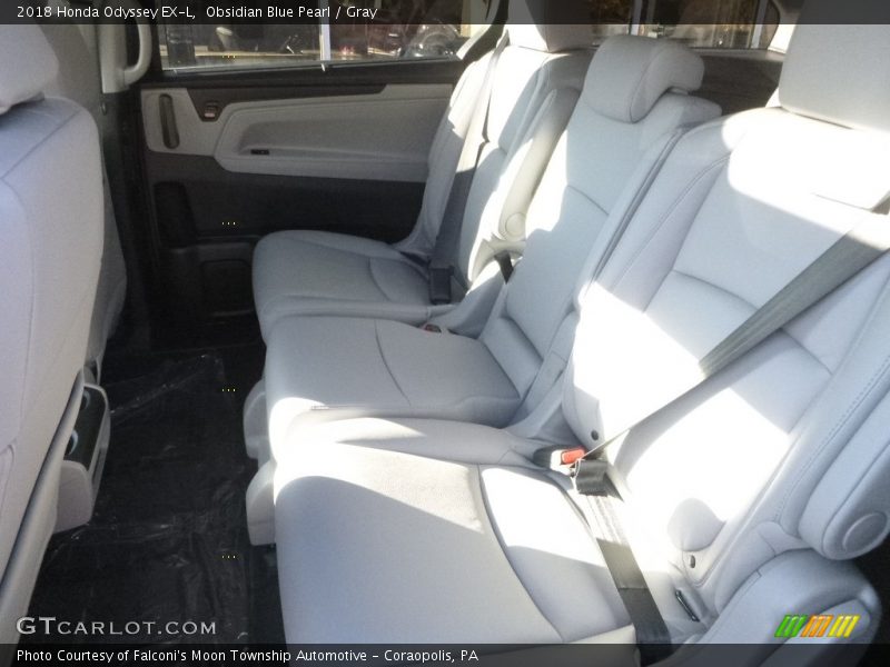 Obsidian Blue Pearl / Gray 2018 Honda Odyssey EX-L