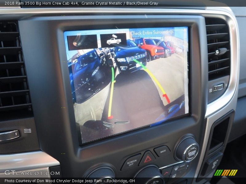 Granite Crystal Metallic / Black/Diesel Gray 2018 Ram 3500 Big Horn Crew Cab 4x4