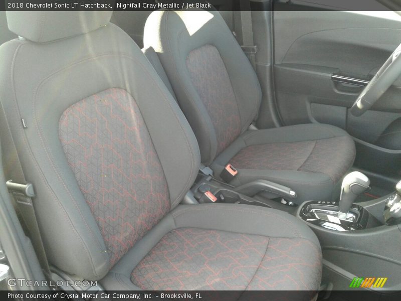 Nightfall Gray Metallic / Jet Black 2018 Chevrolet Sonic LT Hatchback