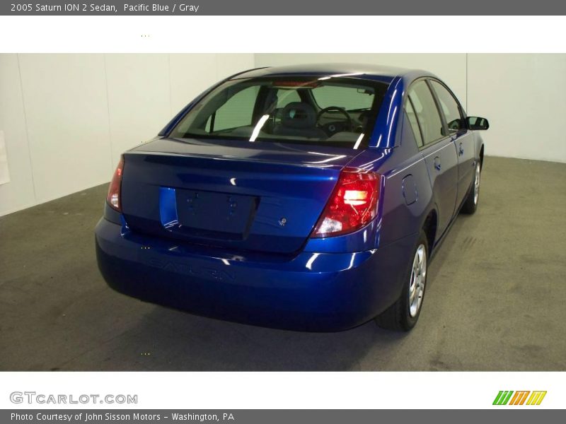 Pacific Blue / Gray 2005 Saturn ION 2 Sedan