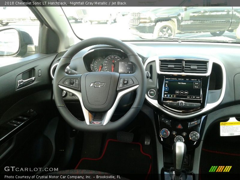 Nightfall Gray Metallic / Jet Black 2018 Chevrolet Sonic LT Hatchback