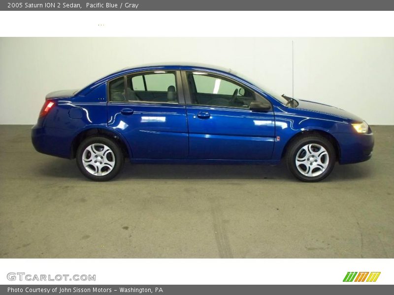 Pacific Blue / Gray 2005 Saturn ION 2 Sedan