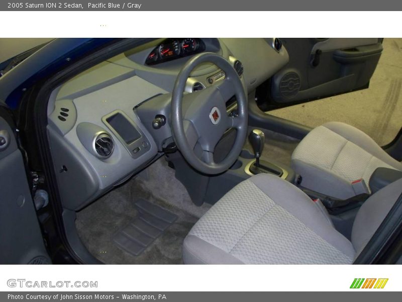 Pacific Blue / Gray 2005 Saturn ION 2 Sedan
