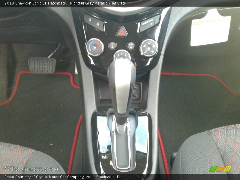 Nightfall Gray Metallic / Jet Black 2018 Chevrolet Sonic LT Hatchback
