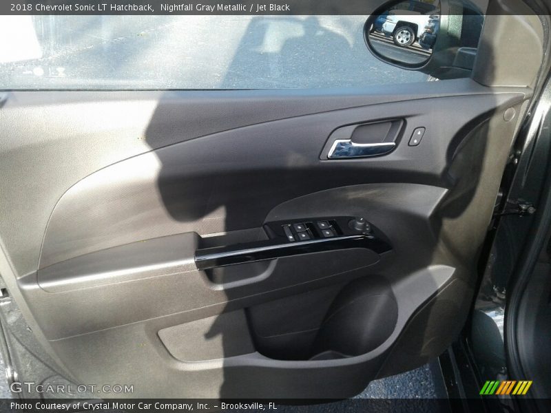 Nightfall Gray Metallic / Jet Black 2018 Chevrolet Sonic LT Hatchback