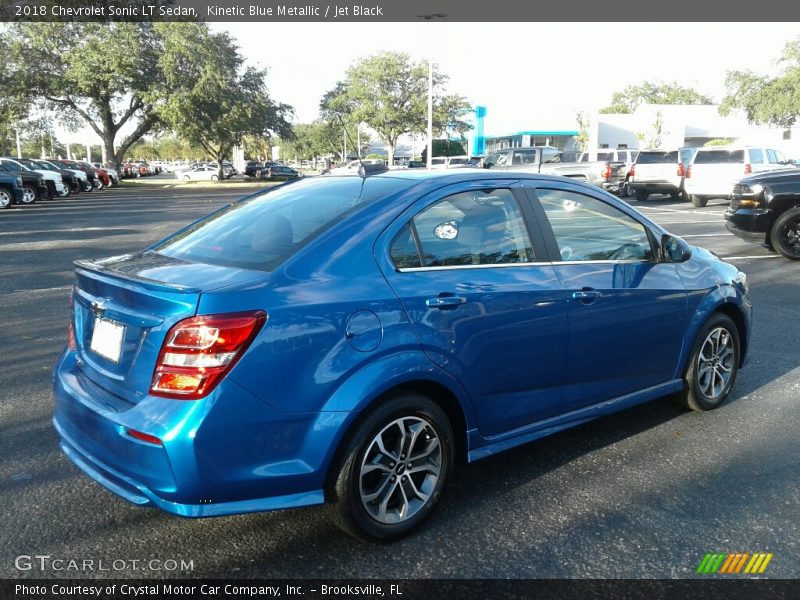 Kinetic Blue Metallic / Jet Black 2018 Chevrolet Sonic LT Sedan