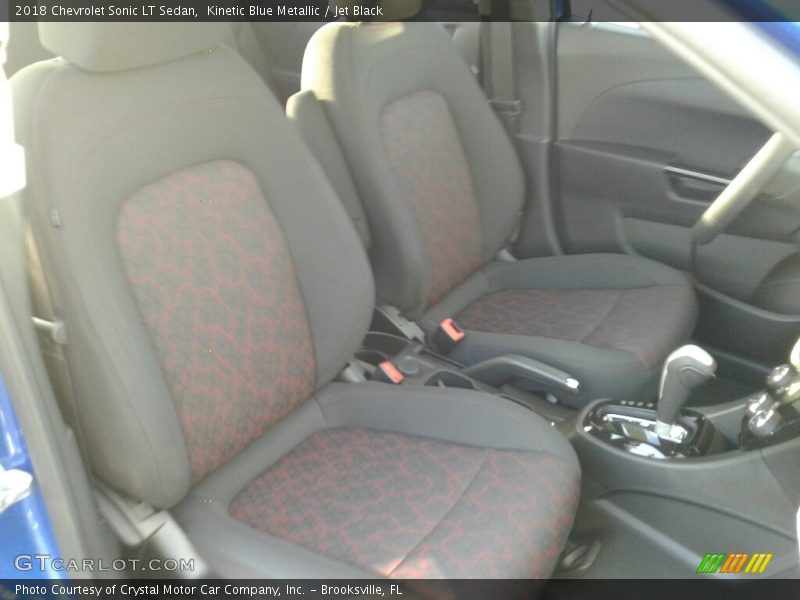 Kinetic Blue Metallic / Jet Black 2018 Chevrolet Sonic LT Sedan