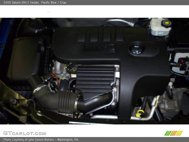 Pacific Blue / Gray 2005 Saturn ION 2 Sedan