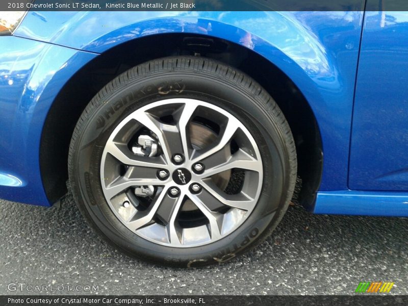 Kinetic Blue Metallic / Jet Black 2018 Chevrolet Sonic LT Sedan