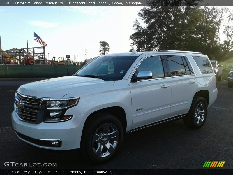Iridescent Pearl Tricoat / Cocoa/­Mahogany 2018 Chevrolet Tahoe Premier 4WD