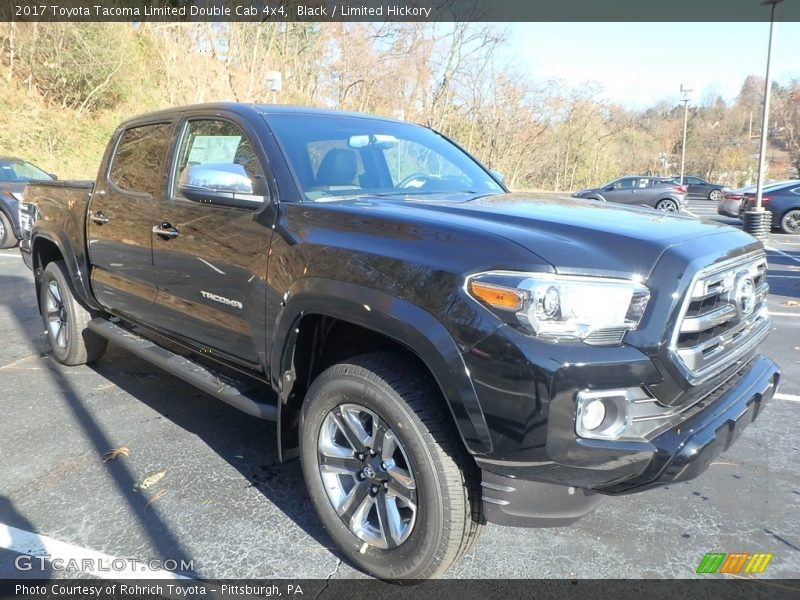 Black / Limited Hickory 2017 Toyota Tacoma Limited Double Cab 4x4