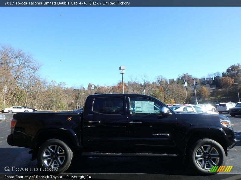 Black / Limited Hickory 2017 Toyota Tacoma Limited Double Cab 4x4