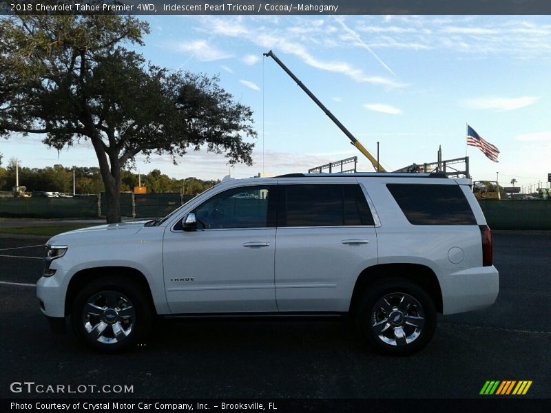 Iridescent Pearl Tricoat / Cocoa/­Mahogany 2018 Chevrolet Tahoe Premier 4WD