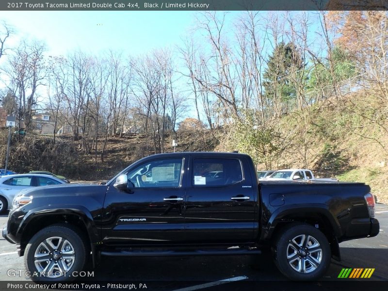 Black / Limited Hickory 2017 Toyota Tacoma Limited Double Cab 4x4