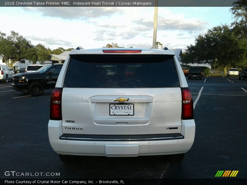 Iridescent Pearl Tricoat / Cocoa/­Mahogany 2018 Chevrolet Tahoe Premier 4WD