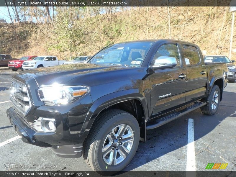 Black / Limited Hickory 2017 Toyota Tacoma Limited Double Cab 4x4