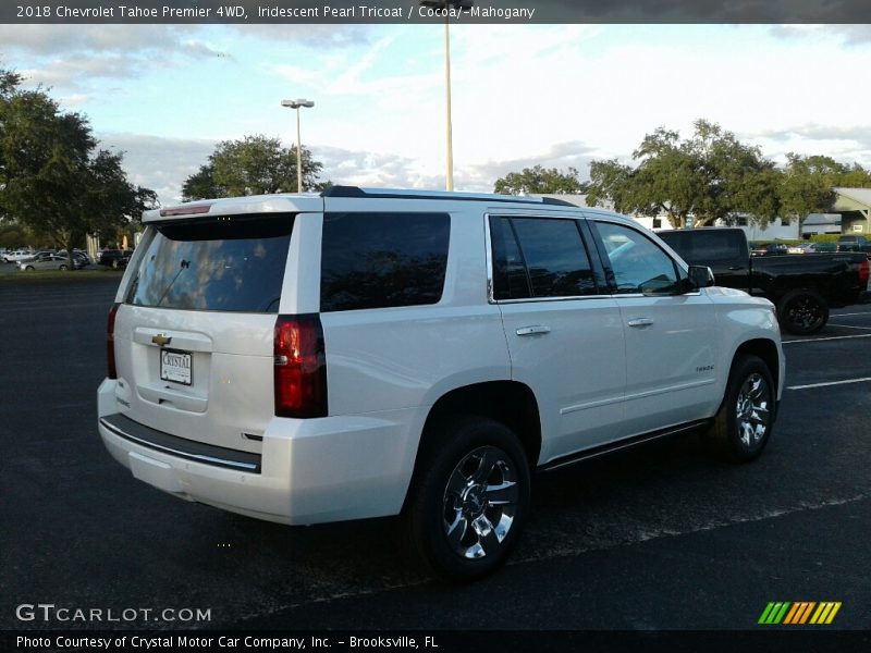 Iridescent Pearl Tricoat / Cocoa/­Mahogany 2018 Chevrolet Tahoe Premier 4WD