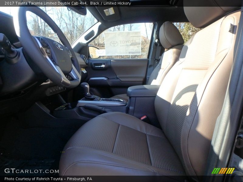 Black / Limited Hickory 2017 Toyota Tacoma Limited Double Cab 4x4