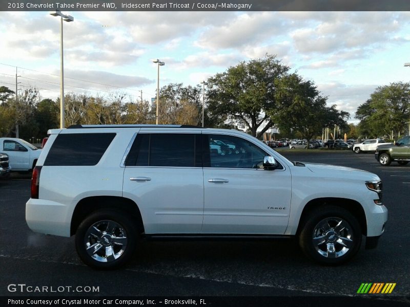 Iridescent Pearl Tricoat / Cocoa/­Mahogany 2018 Chevrolet Tahoe Premier 4WD