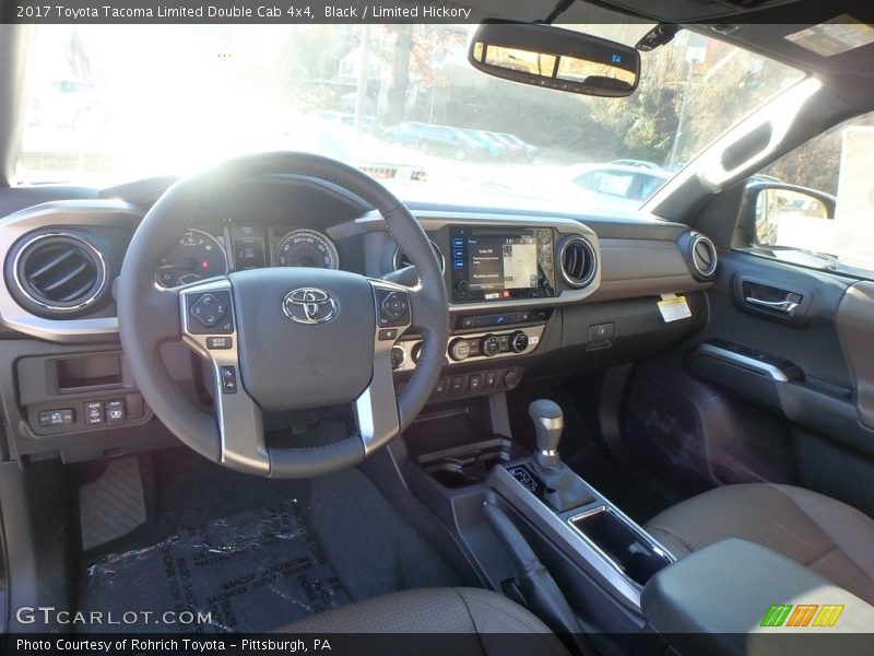 Black / Limited Hickory 2017 Toyota Tacoma Limited Double Cab 4x4