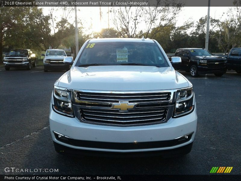 Iridescent Pearl Tricoat / Cocoa/­Mahogany 2018 Chevrolet Tahoe Premier 4WD