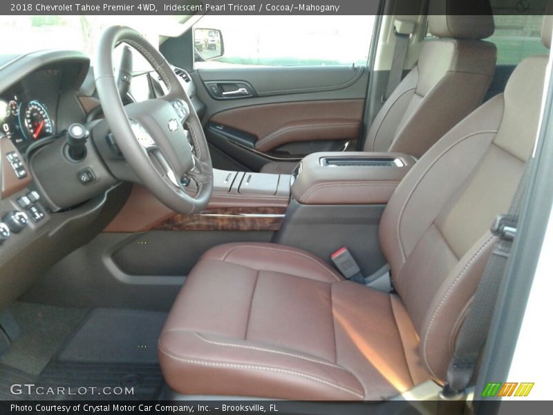 Iridescent Pearl Tricoat / Cocoa/­Mahogany 2018 Chevrolet Tahoe Premier 4WD