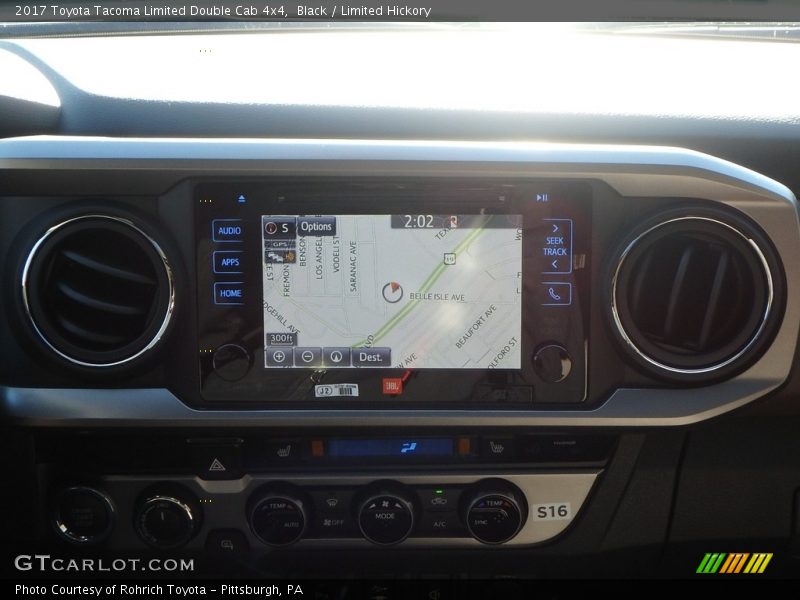 Black / Limited Hickory 2017 Toyota Tacoma Limited Double Cab 4x4