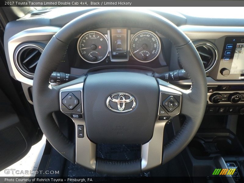 Black / Limited Hickory 2017 Toyota Tacoma Limited Double Cab 4x4