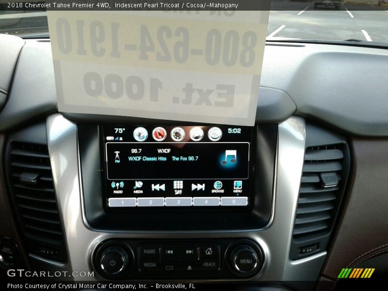 Iridescent Pearl Tricoat / Cocoa/­Mahogany 2018 Chevrolet Tahoe Premier 4WD