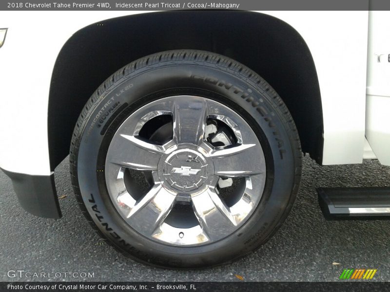 Iridescent Pearl Tricoat / Cocoa/­Mahogany 2018 Chevrolet Tahoe Premier 4WD