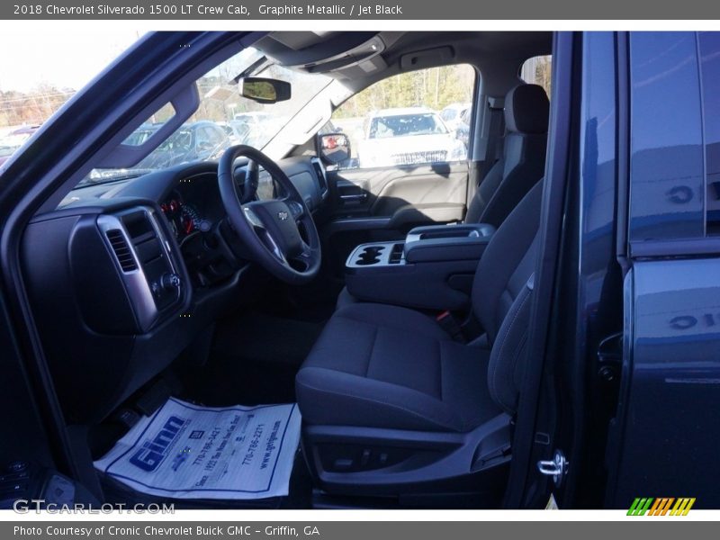 Graphite Metallic / Jet Black 2018 Chevrolet Silverado 1500 LT Crew Cab