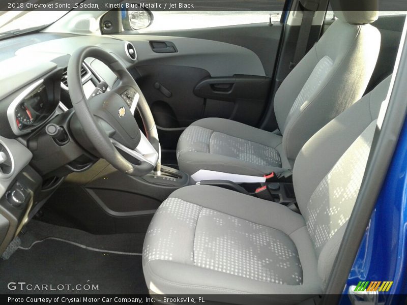 Kinetic Blue Metallic / Jet Black 2018 Chevrolet Sonic LS Sedan