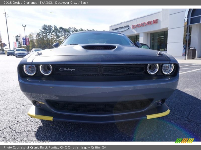 Destroyer Gray / Black 2018 Dodge Challenger T/A 392