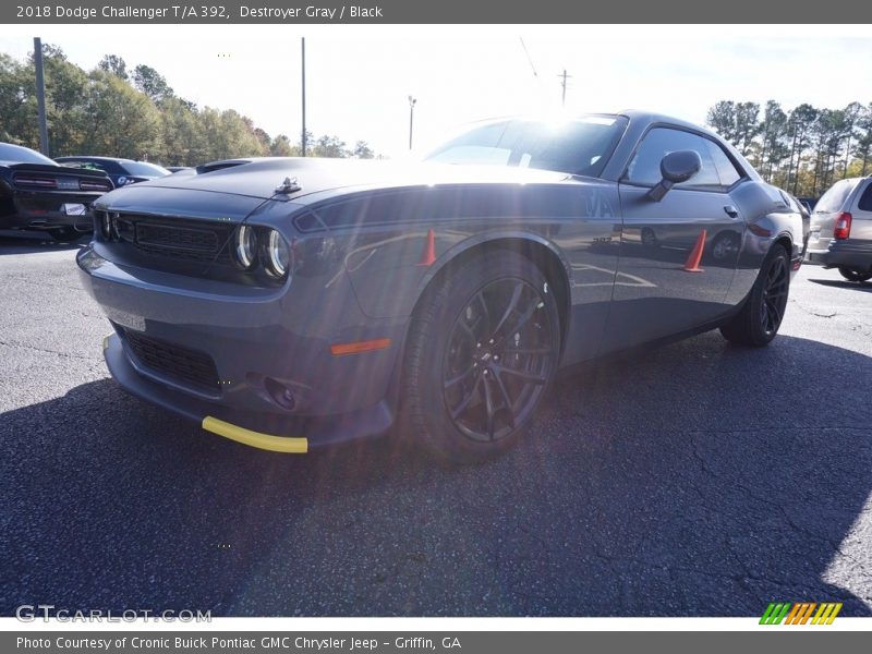 Destroyer Gray / Black 2018 Dodge Challenger T/A 392