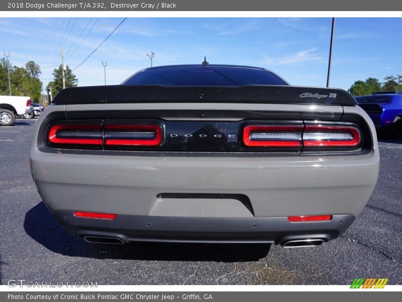 Destroyer Gray / Black 2018 Dodge Challenger T/A 392