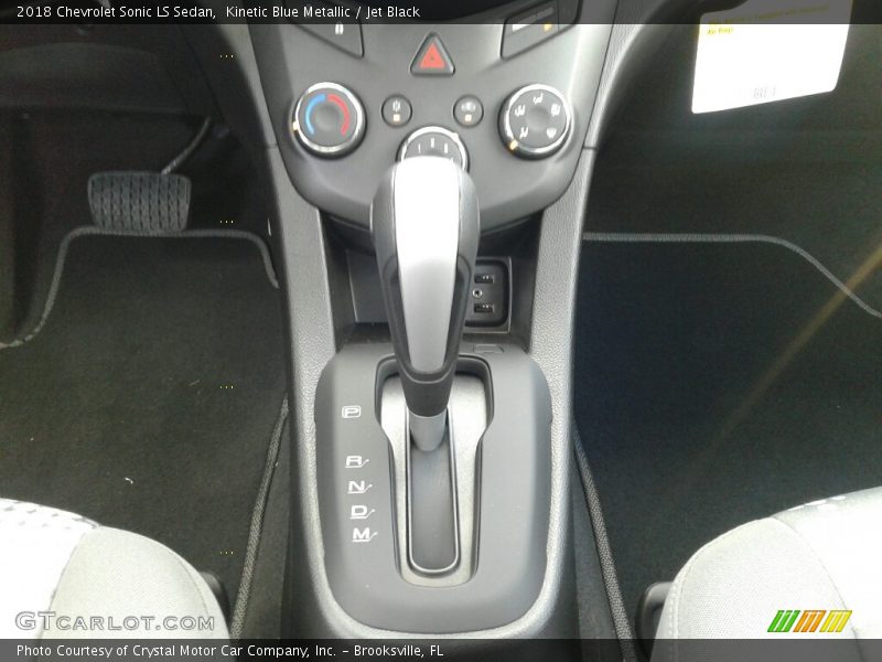 Kinetic Blue Metallic / Jet Black 2018 Chevrolet Sonic LS Sedan