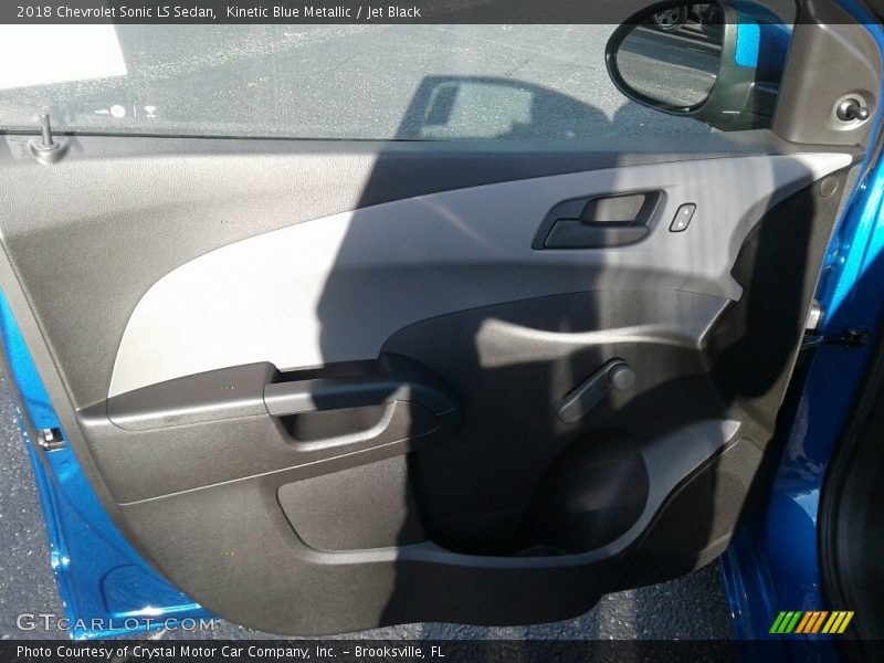 Kinetic Blue Metallic / Jet Black 2018 Chevrolet Sonic LS Sedan