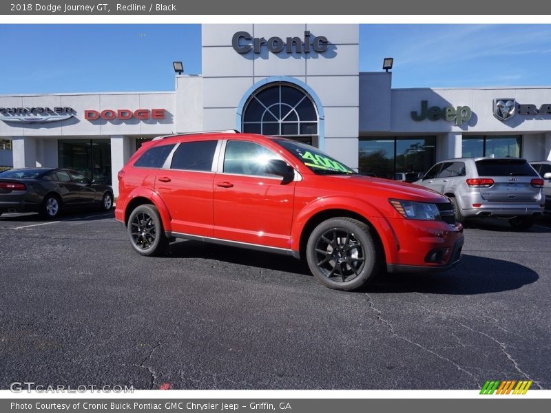 Redline / Black 2018 Dodge Journey GT
