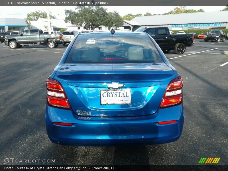 Kinetic Blue Metallic / Jet Black 2018 Chevrolet Sonic LS Sedan