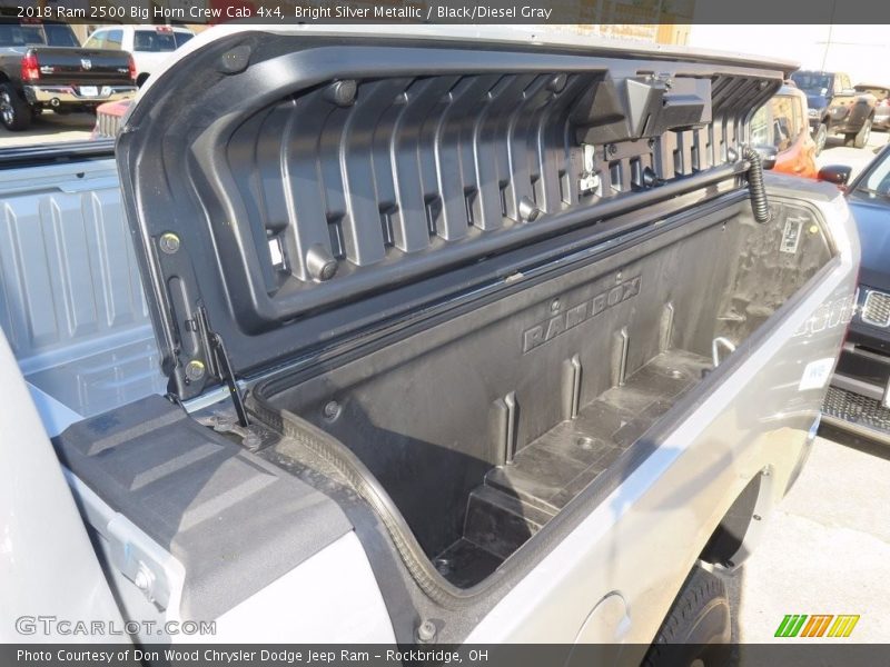 Bright Silver Metallic / Black/Diesel Gray 2018 Ram 2500 Big Horn Crew Cab 4x4