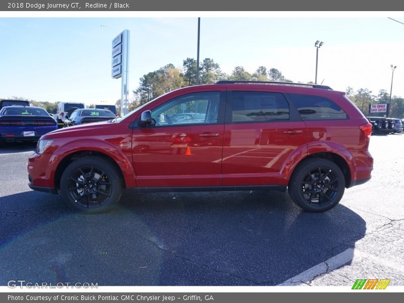 Redline / Black 2018 Dodge Journey GT