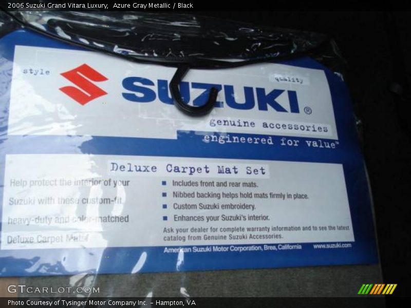 Azure Gray Metallic / Black 2006 Suzuki Grand Vitara Luxury