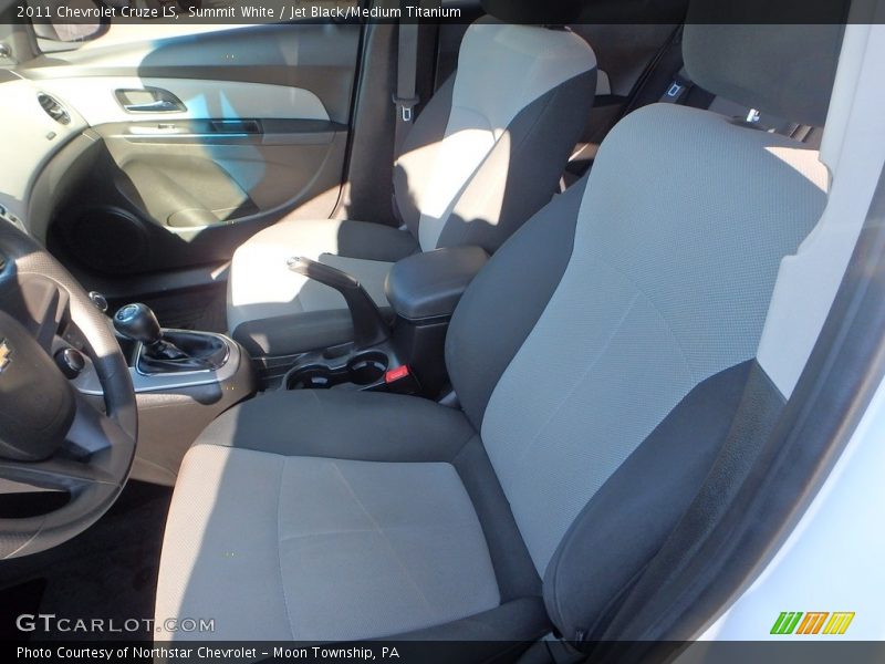 Summit White / Jet Black/Medium Titanium 2011 Chevrolet Cruze LS