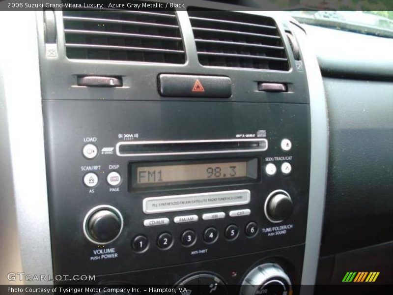 Azure Gray Metallic / Black 2006 Suzuki Grand Vitara Luxury