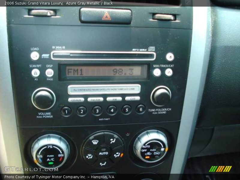 Azure Gray Metallic / Black 2006 Suzuki Grand Vitara Luxury