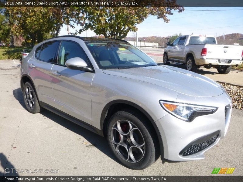 Front 3/4 View of 2018 Stelvio Sport AWD
