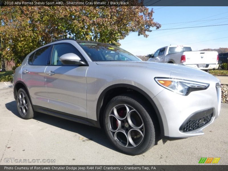  2018 Stelvio Sport AWD Silverstone Gray Metallic