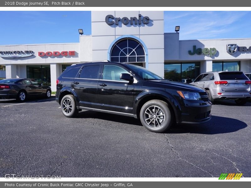 Pitch Black / Black 2018 Dodge Journey SE